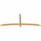 Ekena Millwork Bellingham Timber Gable Bracket, Western Red Cedar, 84"W x 35"H x 1 1/2"D x 3 1/2"F, 10/12 Pitch GBW084X35X0204BEL00SWR - alternate 4
